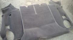 88-93 Corvette C4 Rear Cargo Carpet Black Mass Back